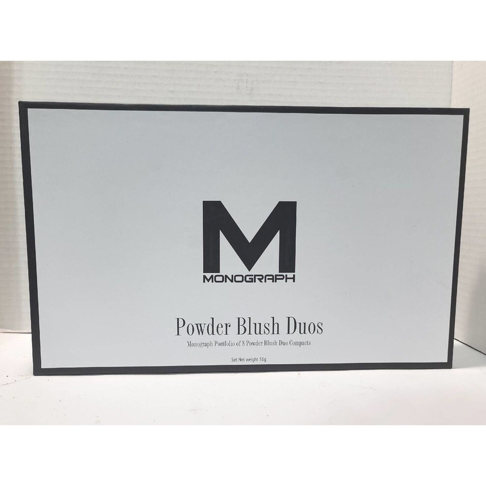 MONOGRAPH Powder Blush Duos Compacts, 16 Different Colors New